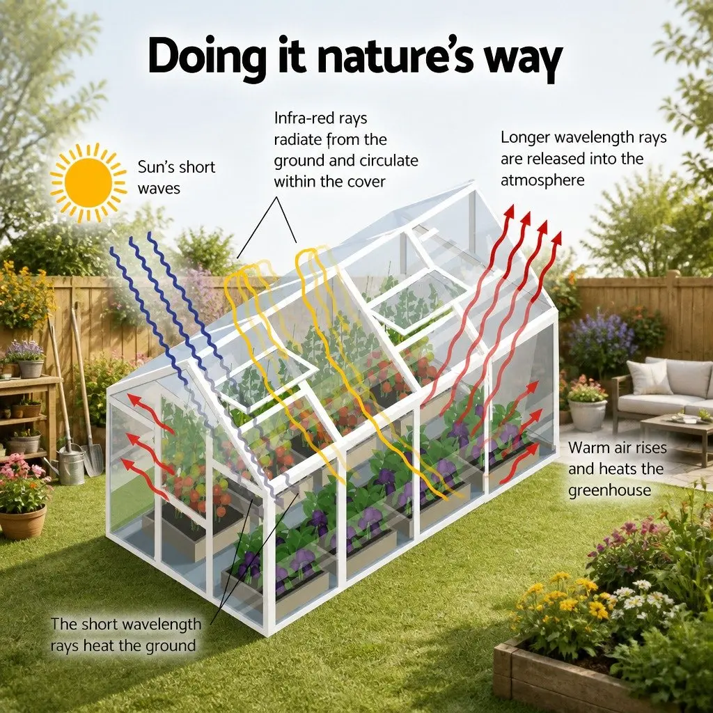 Aluminium Greenhouse with UV-Resistant Panels