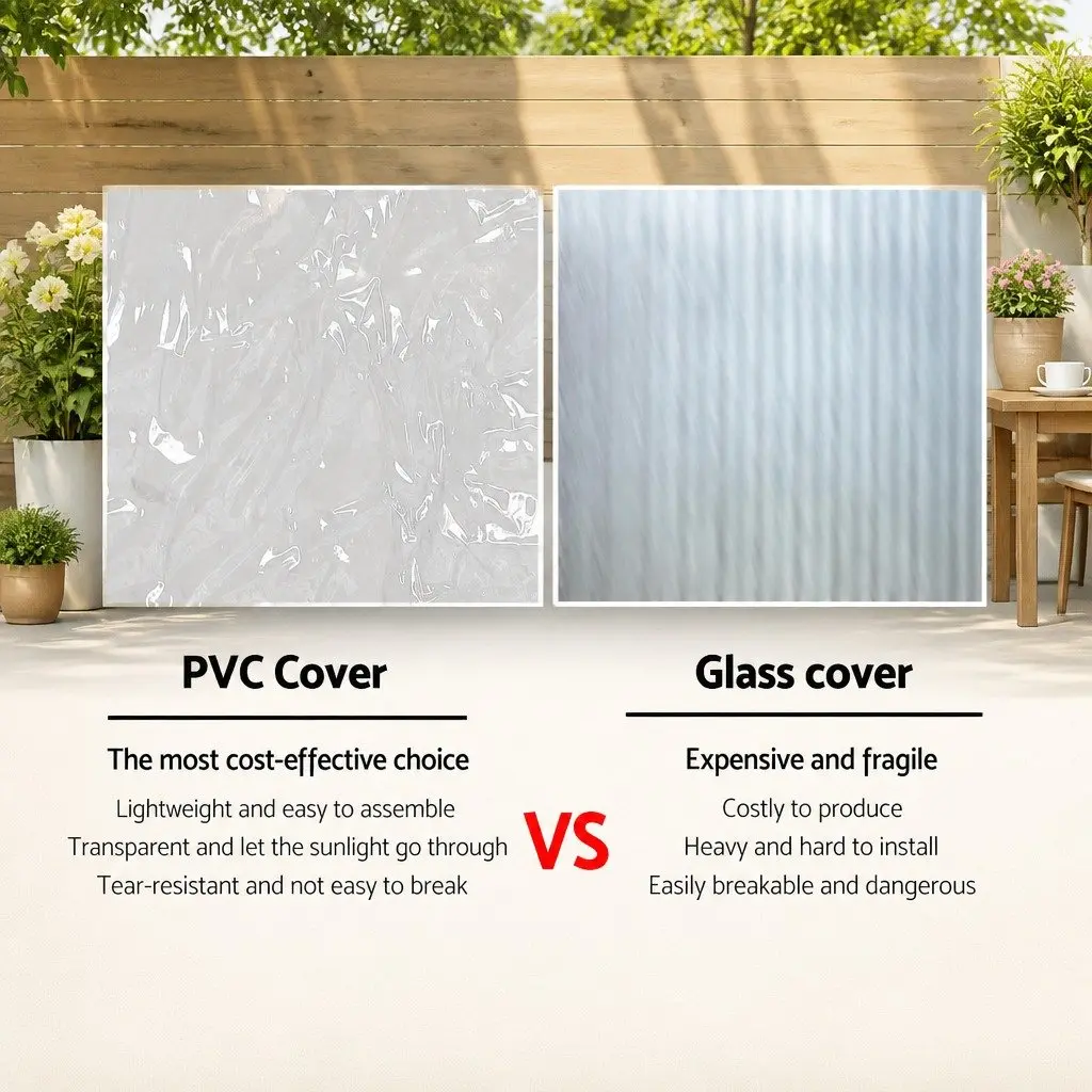 4 Tier Mini Greenhouse with PVC Cover for Garden