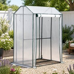 Durable Mini Greenhouse with PE Cover and Roll-Up Door