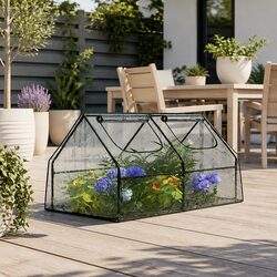 Durable Mini Greenhouse 1.8x0.9x0.9M with Roll-Up Window