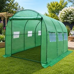 Durable Walk-In Greenhouse 3x2x2M with Roll-Up Door