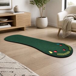 Golf Putting Mat 3M Practice Indoor Outdoor Portable Anti-Slip Simulated Straw