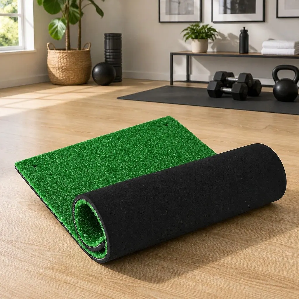 Golf Hitting Mat Portable 60x30cm Green