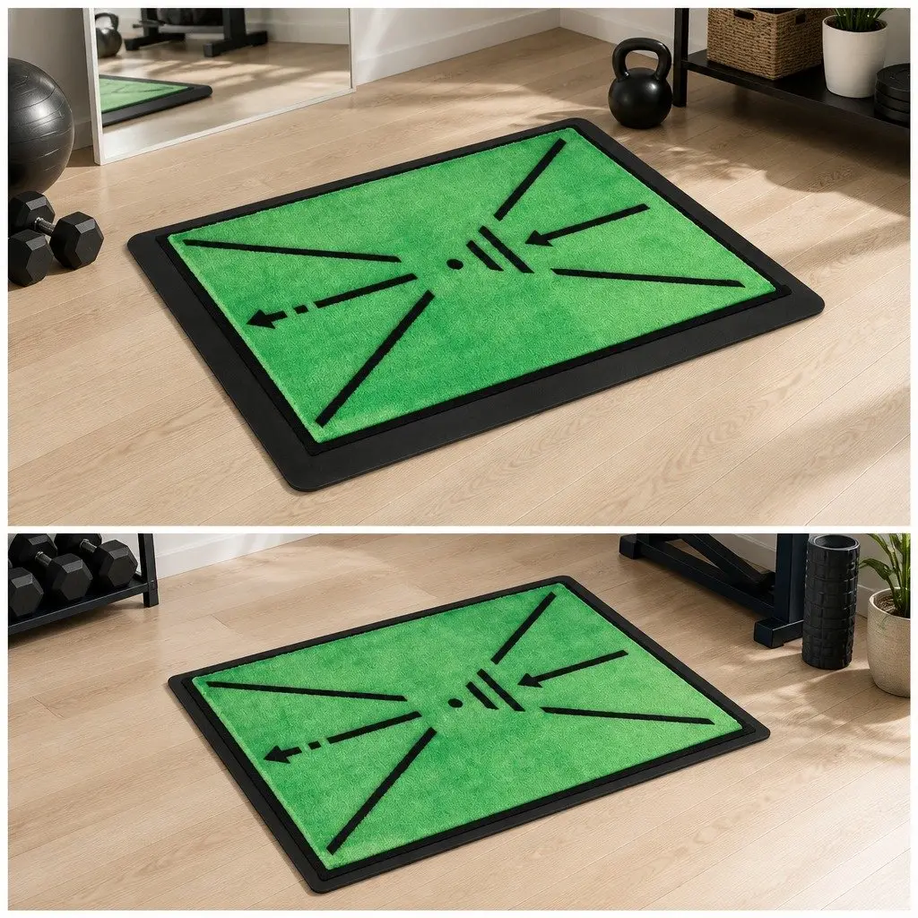 Golf Hitting Mat Turf 44cm x 33cm Green