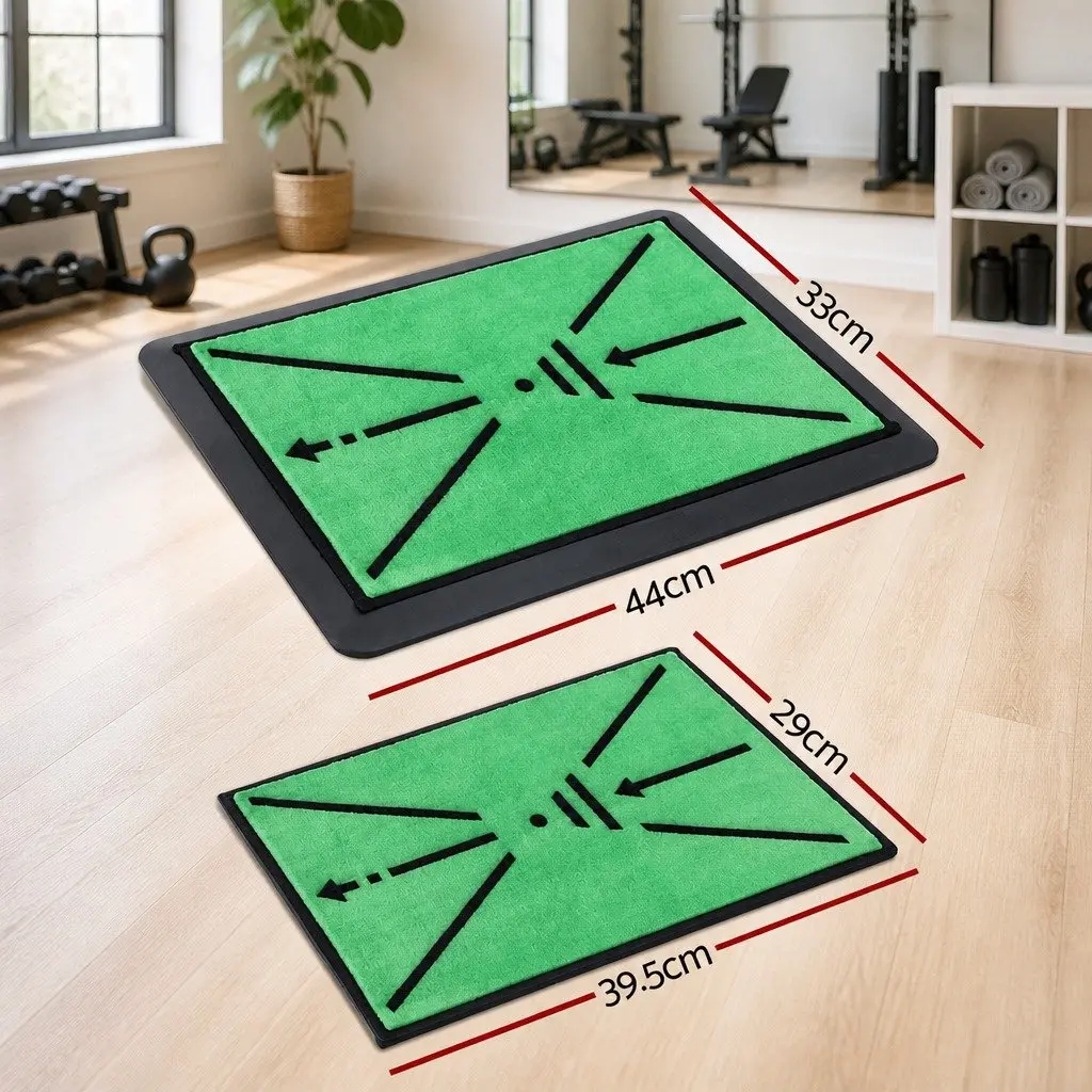 Golf Hitting Mat Turf 44cm x 33cm Green