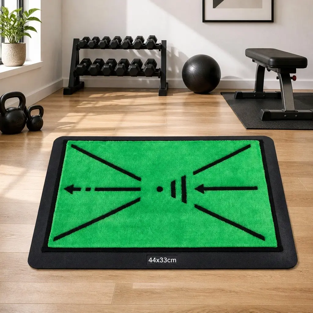 Golf Hitting Mat Turf 44cm x 33cm Green