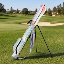 Lightweight Holographic Multicolour Golf Stand Bag