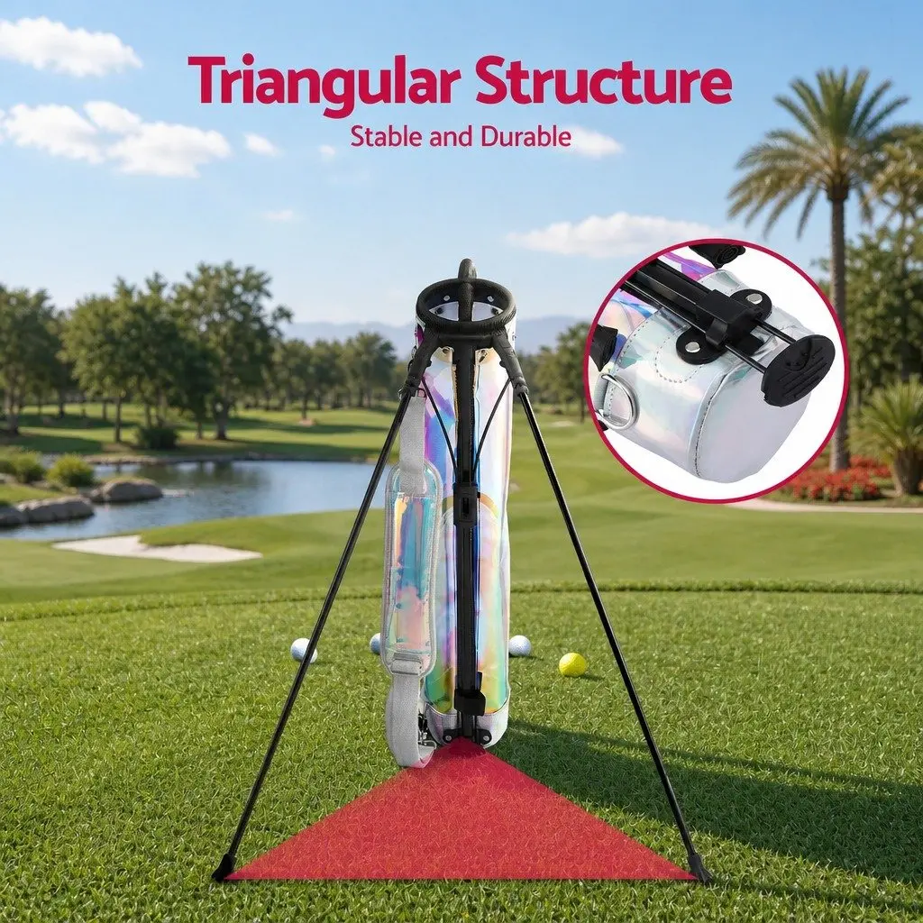 Holographic Multicolour Golf Stand Bag