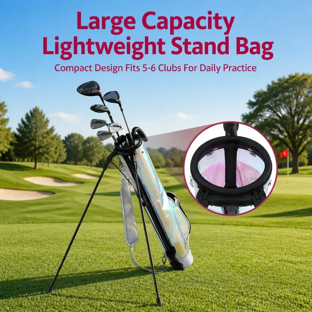 Holographic Multicolour Golf Stand Bag