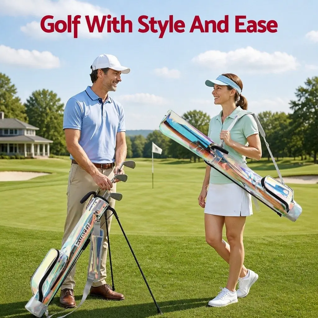 Holographic Multicolour Golf Stand Bag