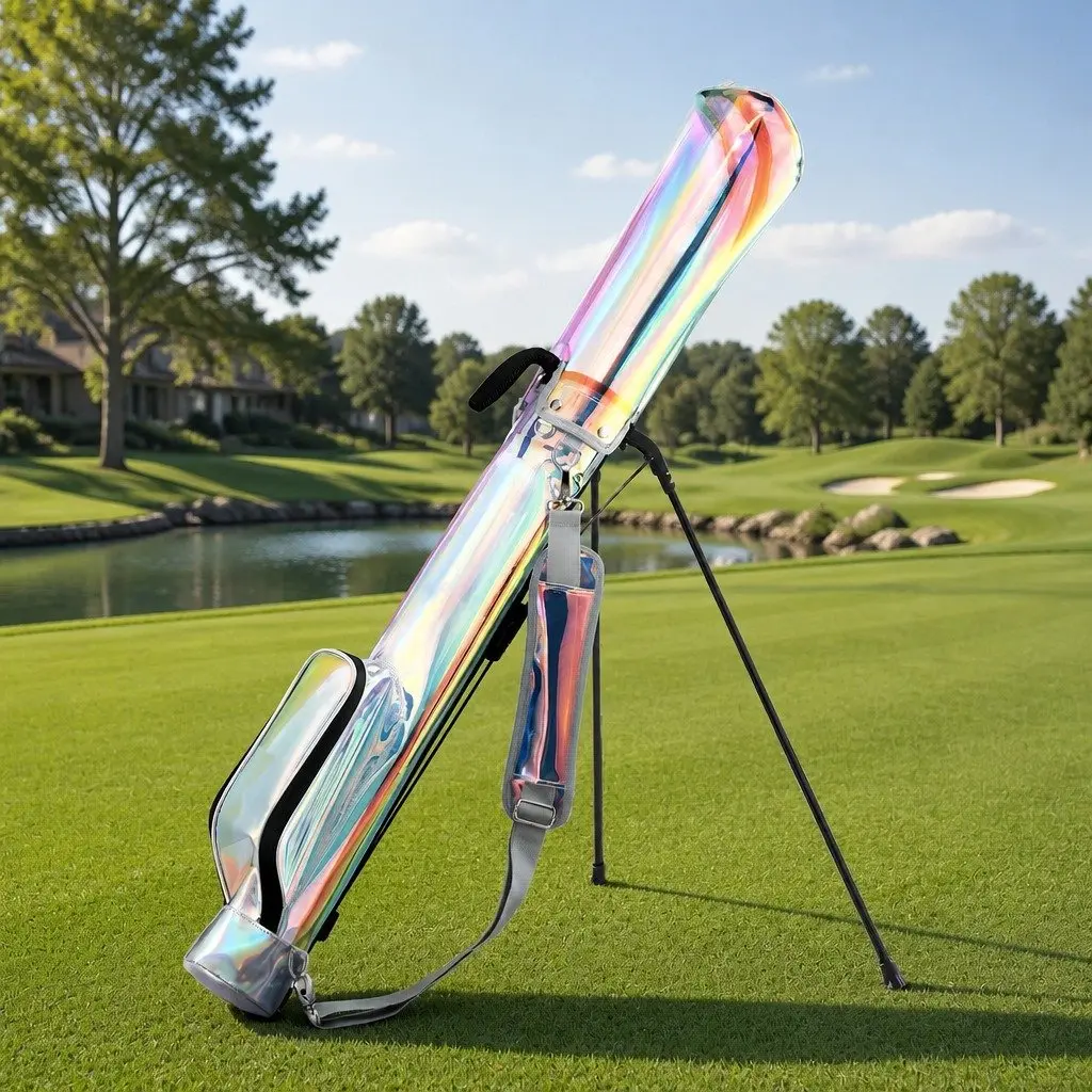 Holographic Multicolour Golf Stand Bag