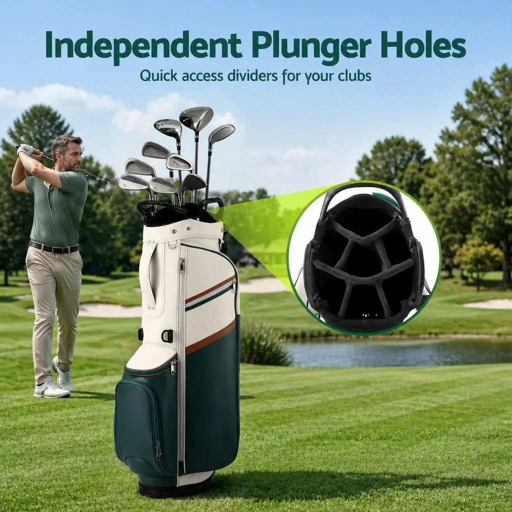 Golf Stand Bag with Durable Dual Strap