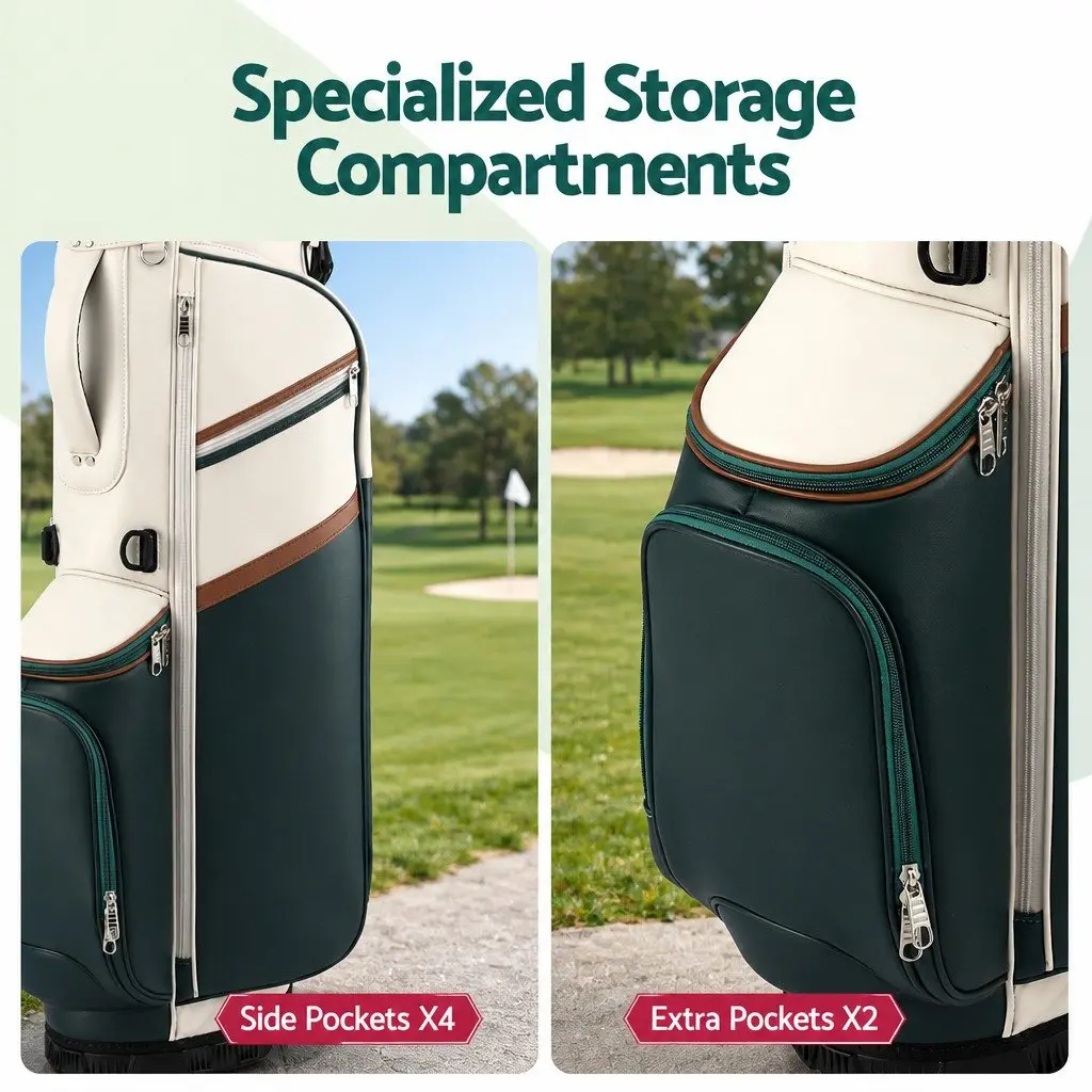 Golf Stand Bag with Durable Dual Strap