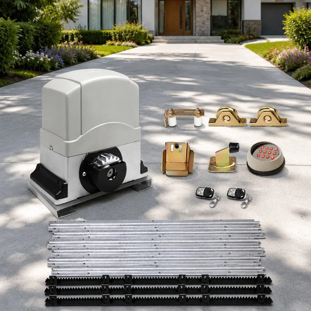 Electric Sliding Gate Opener with Remote Control