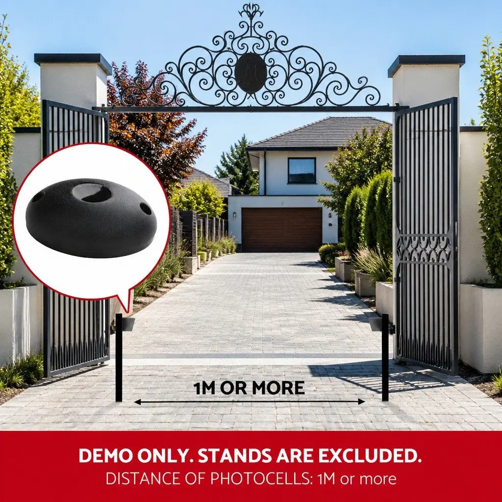 Infrared Photocell Sensor White 20M for Swing Sliding Gate Door Security Beam Detector