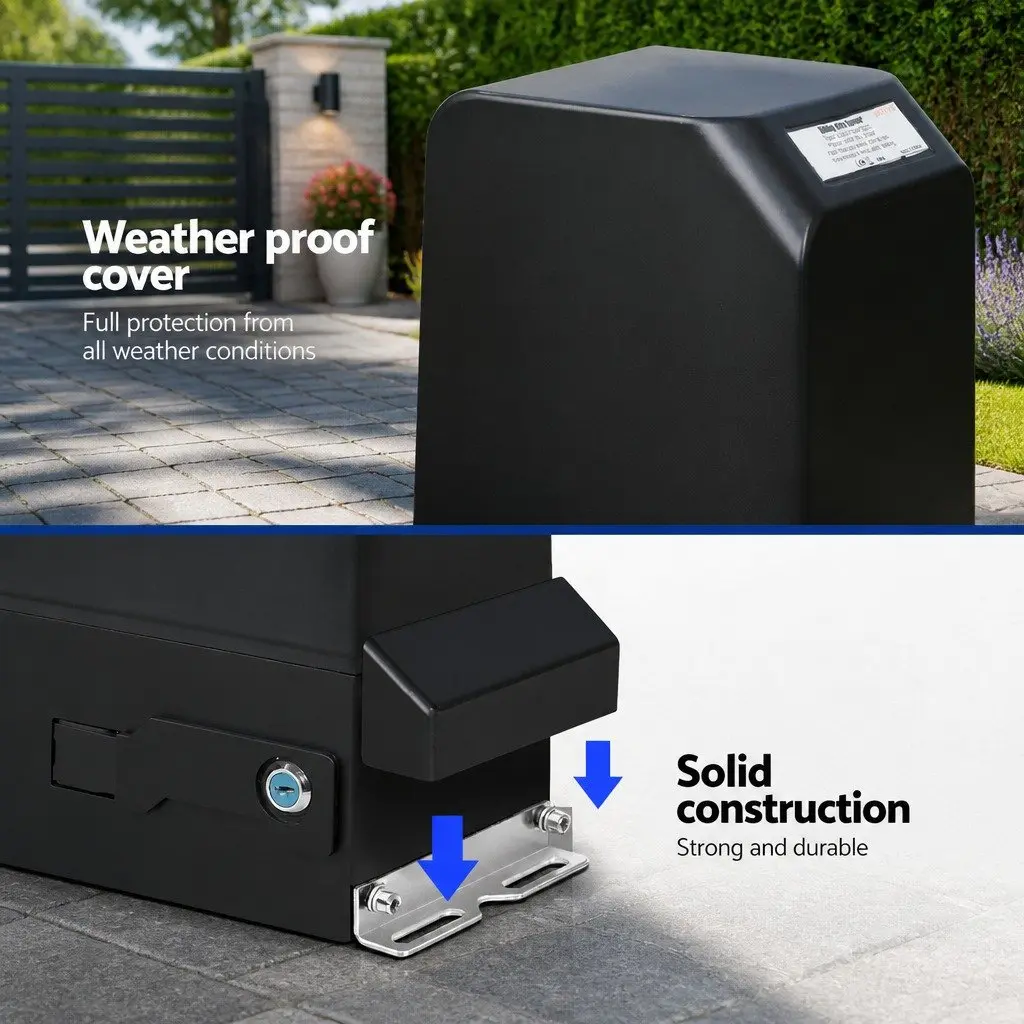 Automatic Sliding Gate Opener Kit with LED Keypad