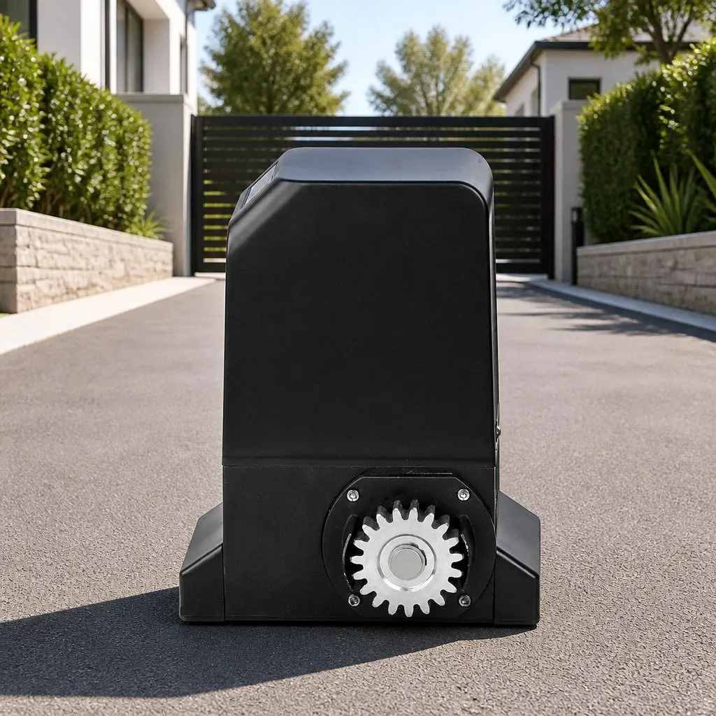 Automatic Sliding Gate Opener Kit 370W Motor 6M Rails LED Keypad