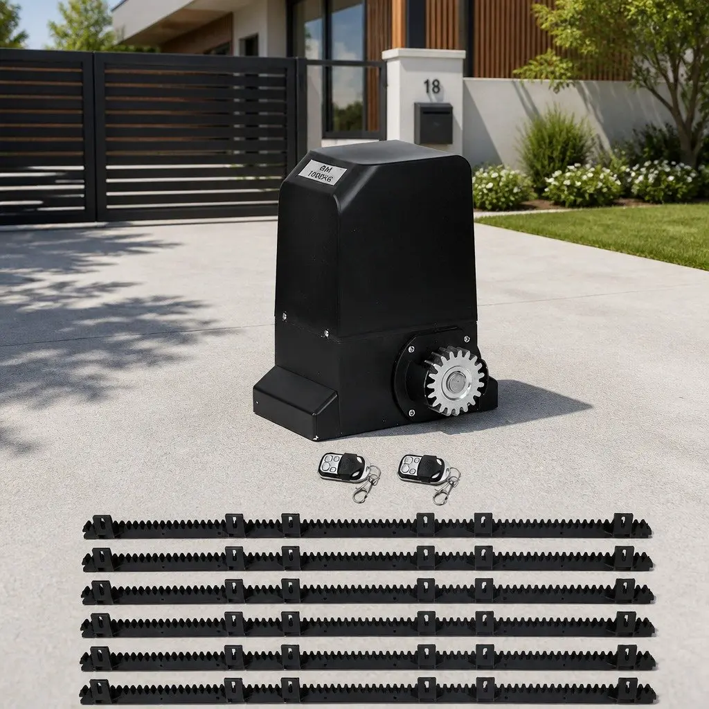 Automatic Sliding Gate Opener Kit 6M 1000KG