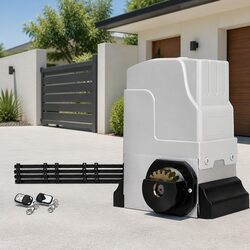 Heavy-Duty 230V AC Automatic Sliding Gate Opener Motor Kit