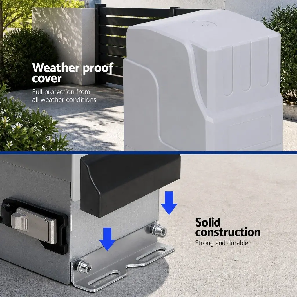 Heavy-Duty 230V AC Automatic Sliding Gate Opener Motor Kit