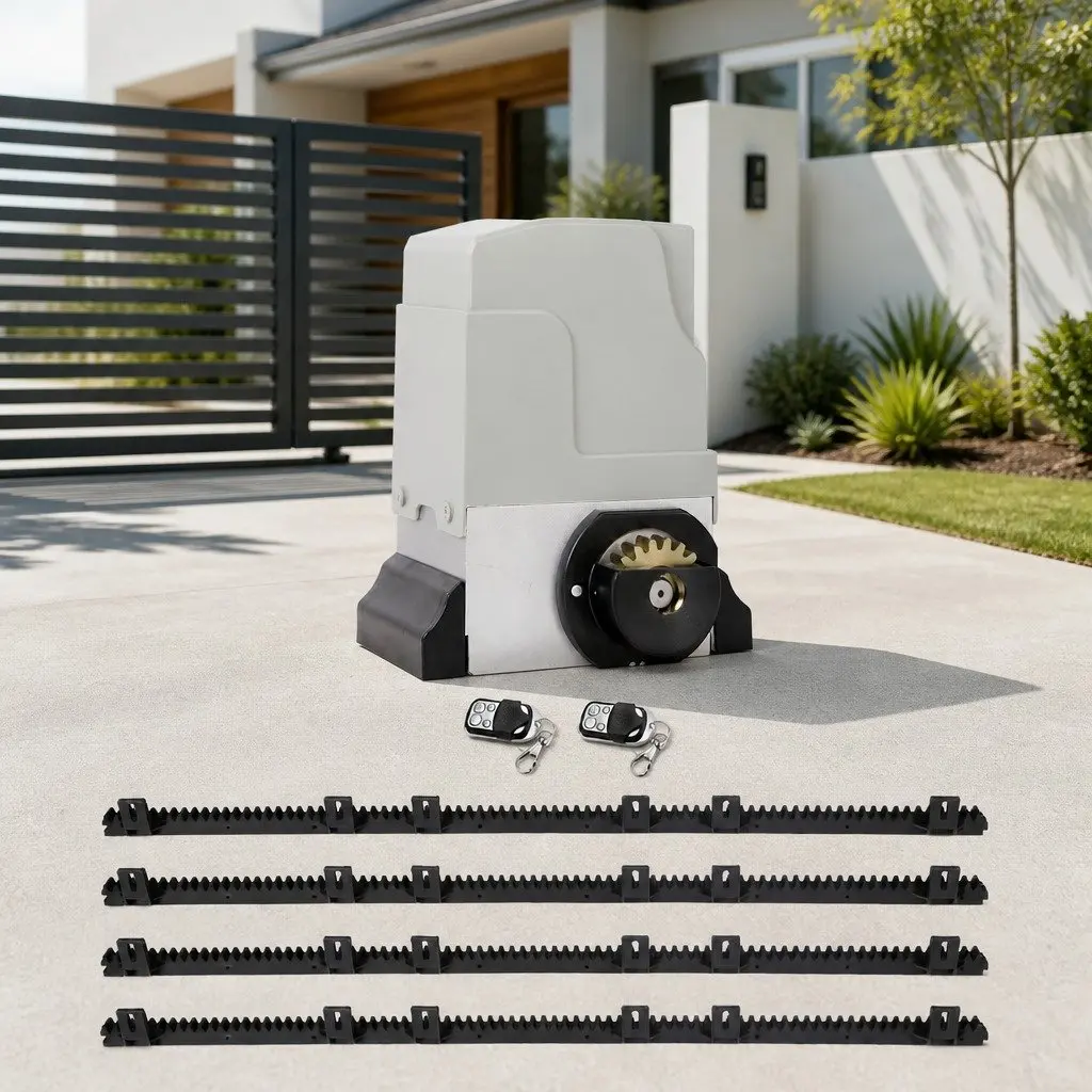 Heavy-Duty 230V AC Automatic Sliding Gate Opener Motor Kit