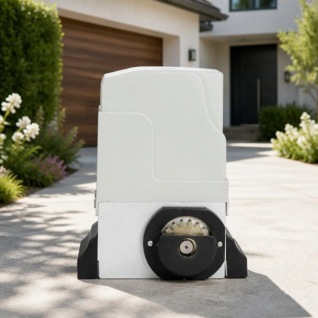 Automatic Sliding Gate Opener Motor Kit 6M Rail 1800kg Capacity Remote Control
