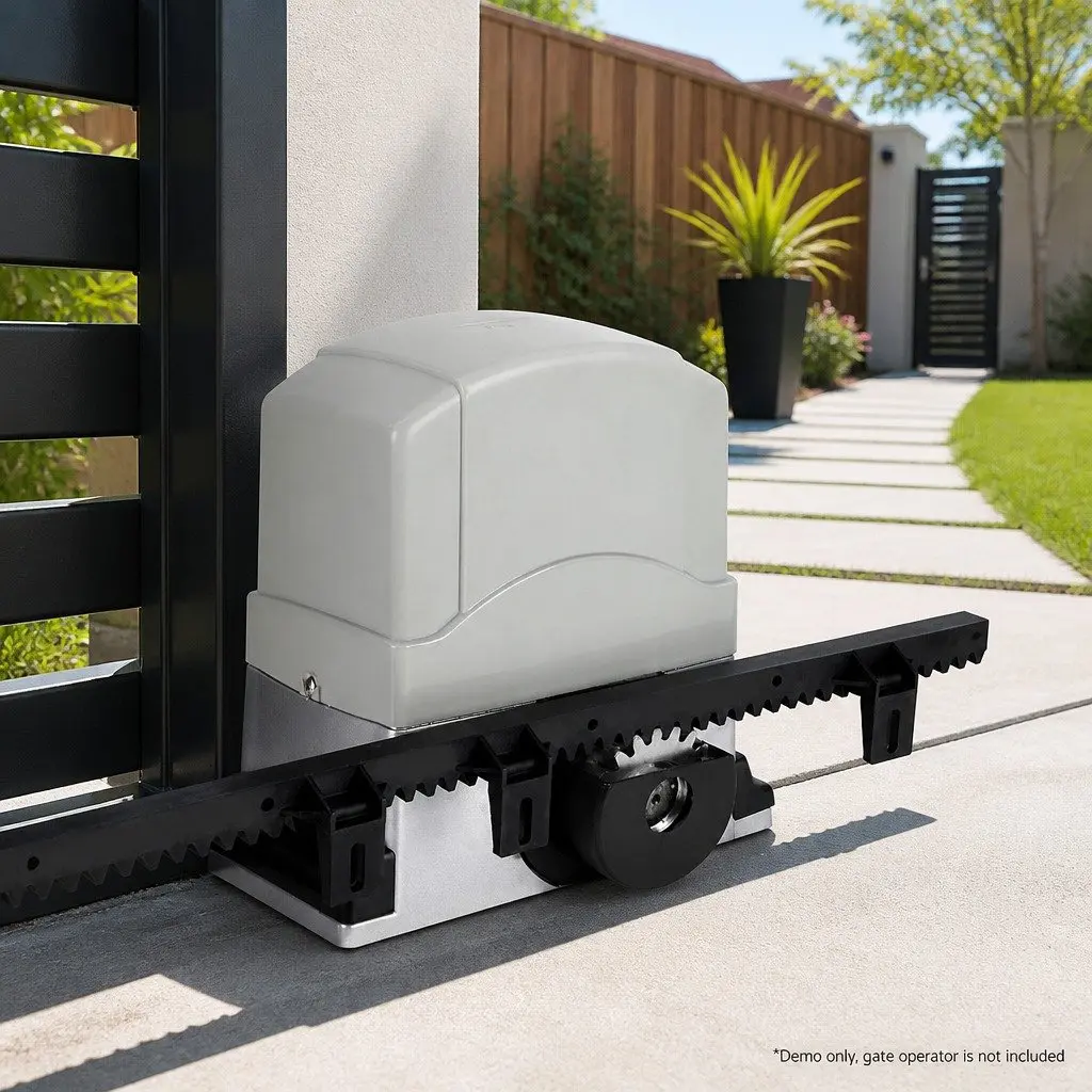 Heavy Duty Black Electric Sliding Gate Opener Kit
