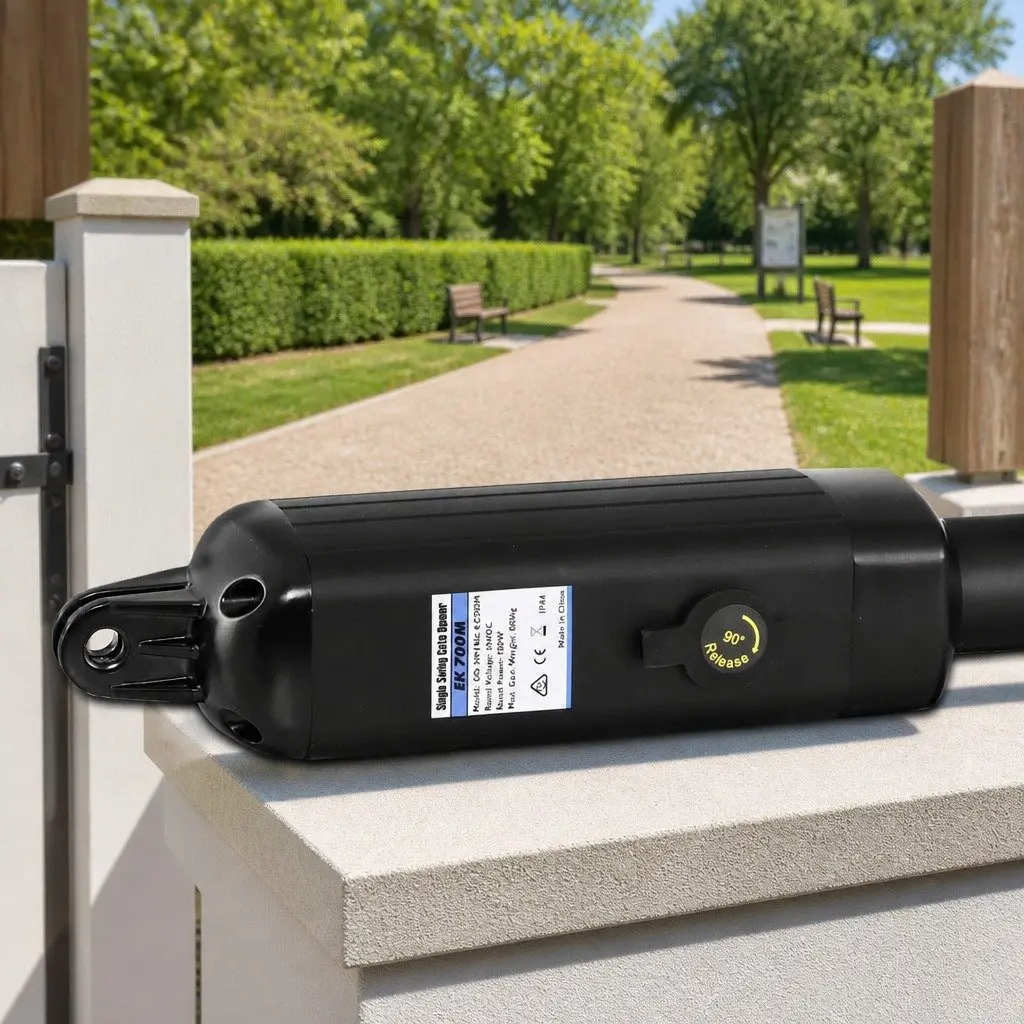 Single Swing Solar Gate Opener 500kg with Remote Control Kit