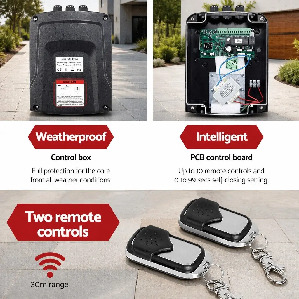 Solar Powered Gate Opener System 800kg