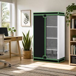 Durable Indoor Grow Tent 100x60x180cm with Hydroponic System
