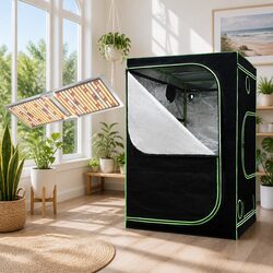 High-Quality Indoor Grow Tent Kit with 220W LED Light