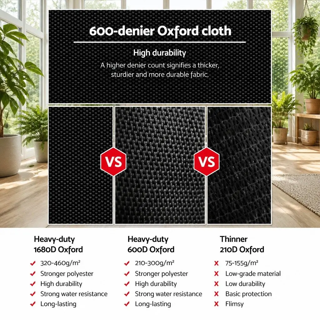Grow Tent 200x200x200cm Oxford Cloth Steel Frame Black Green