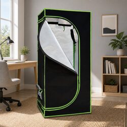 Durable Grow Tent 60x60x140cm for Hydroponics Setup