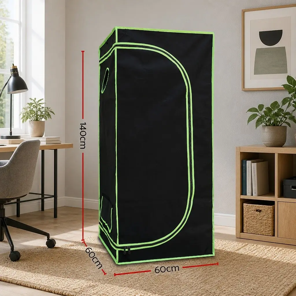 Grow Tent 60x60x140cm for Hydroponics Setup