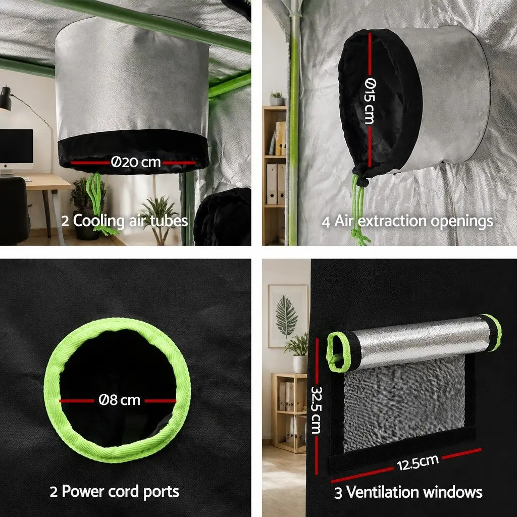 Hydroponic Grow Tent 80x80x160CM