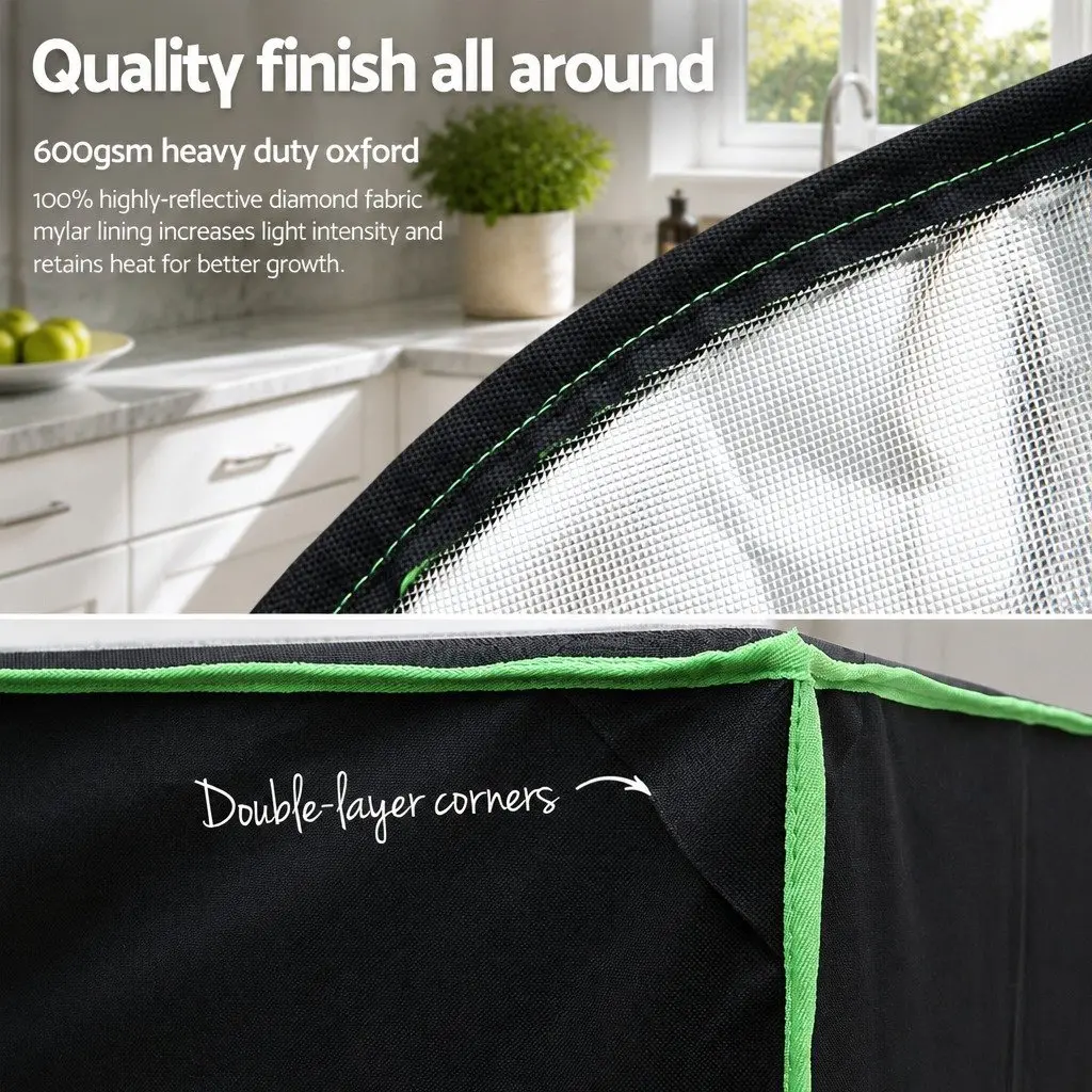Hydroponic Grow Tent 90x50x160cm Setup Kit