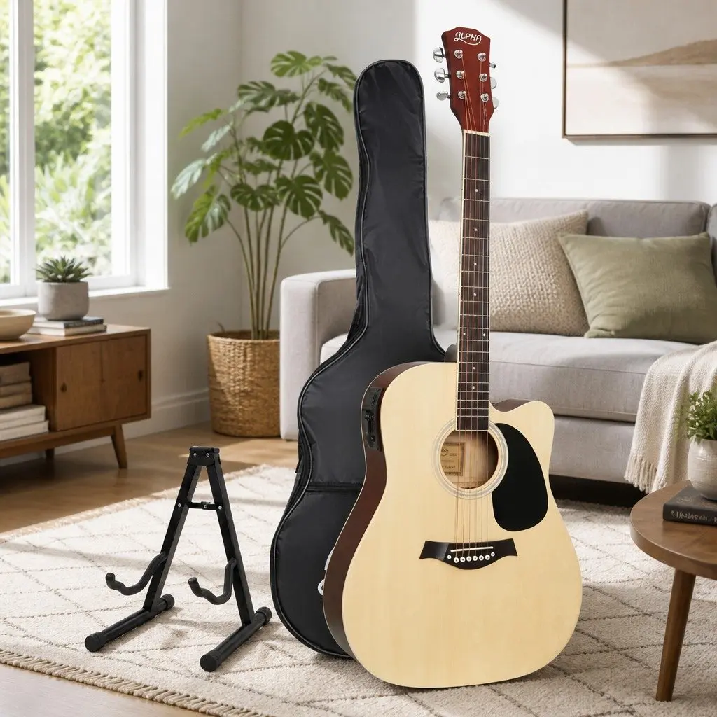 41-Inch Dreadnought Acoustic Guitar with 5-Band EQ