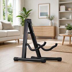 Premium Guitar Stand for Acoustic, Electric, Bass - Black