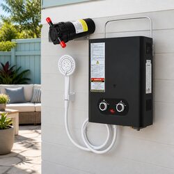 Premium Portable LPG Water Heater for Outdoor Showers