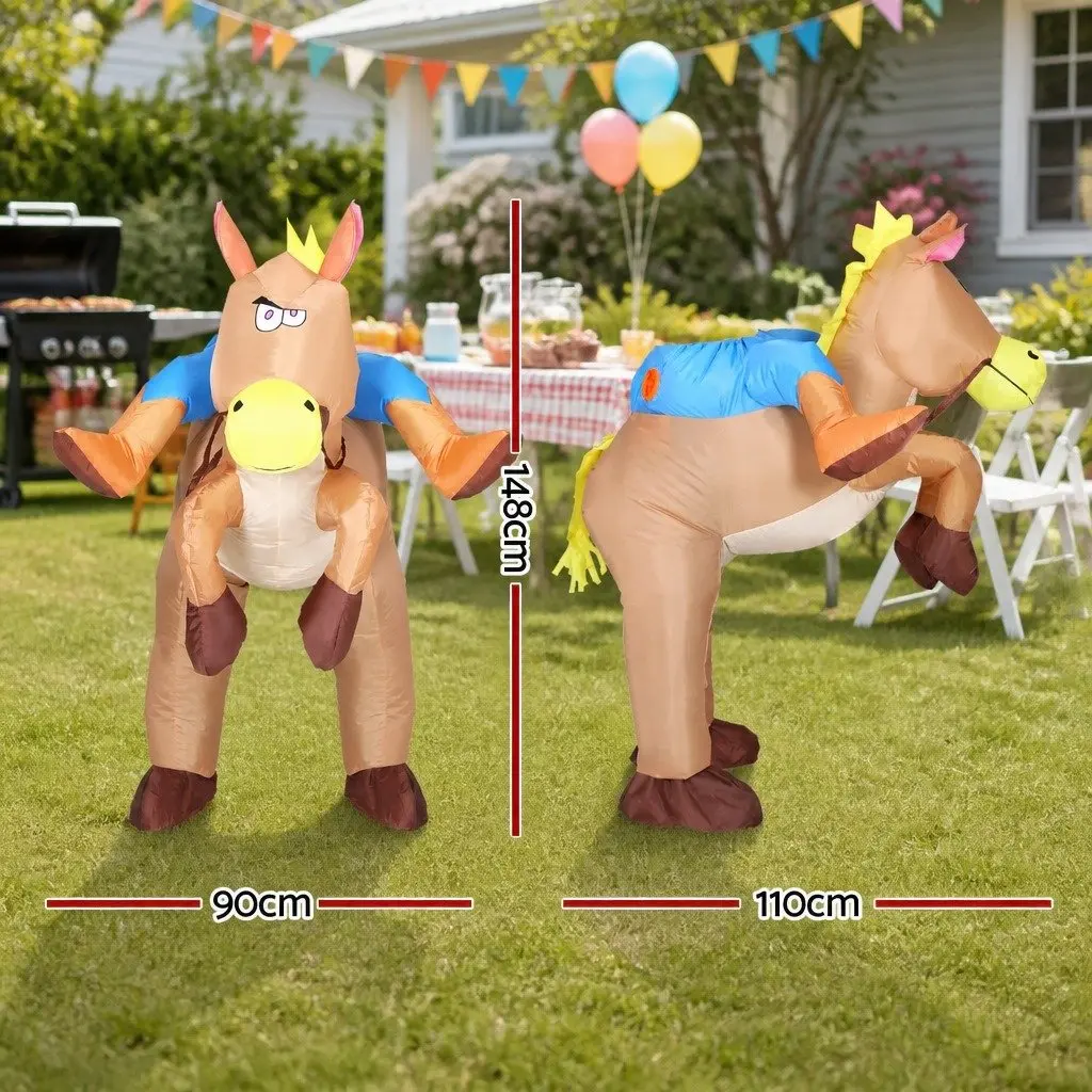 Inflatable Cowboy Costume for Adults