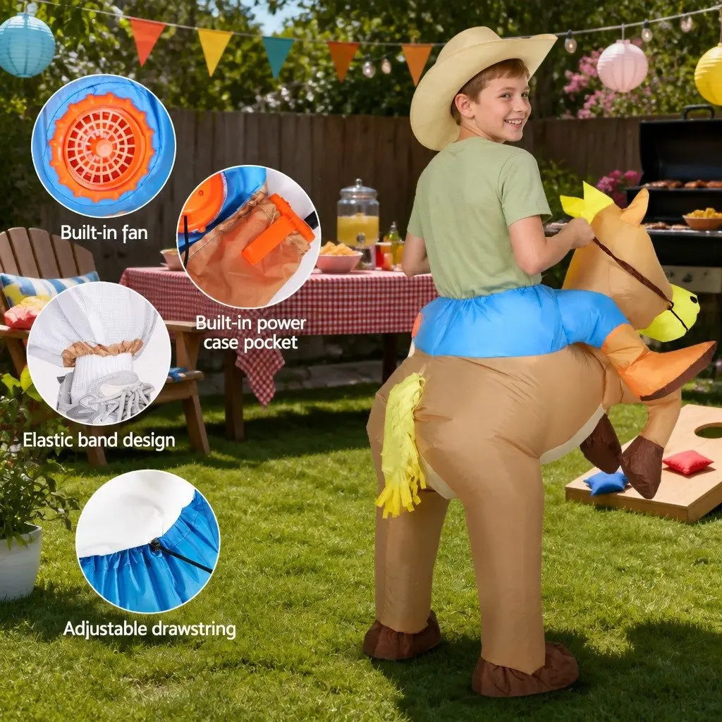 Inflatable Cowboy Costume for Adults