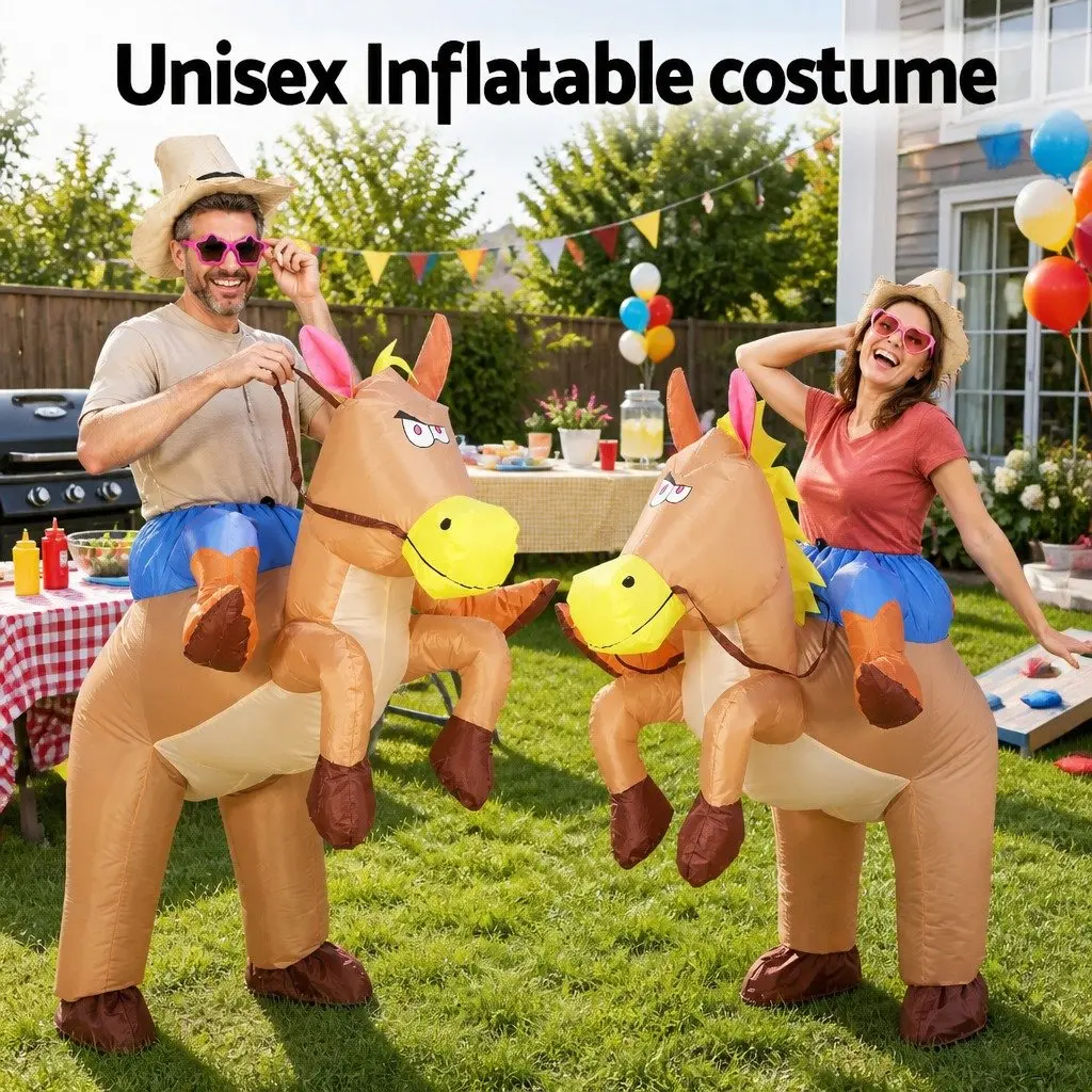 Inflatable Cowboy Costume for Adults