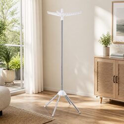 Rotatable Clothes Rack Airer with 27 Hanging Holes