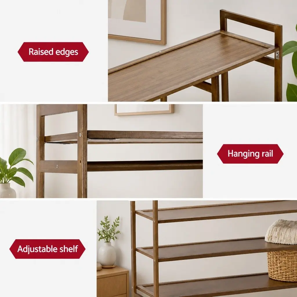 Clothes Rack Garment Airer with Adjustable Shelves