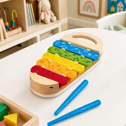 Durable Rainbow Xylophone for Early Music Development