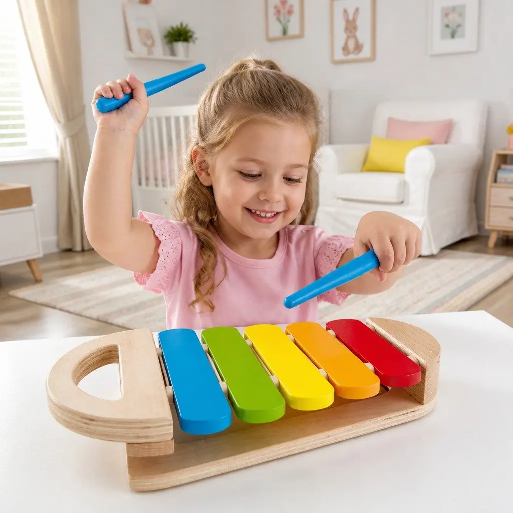 Rainbow Xylophone for Early Music Development