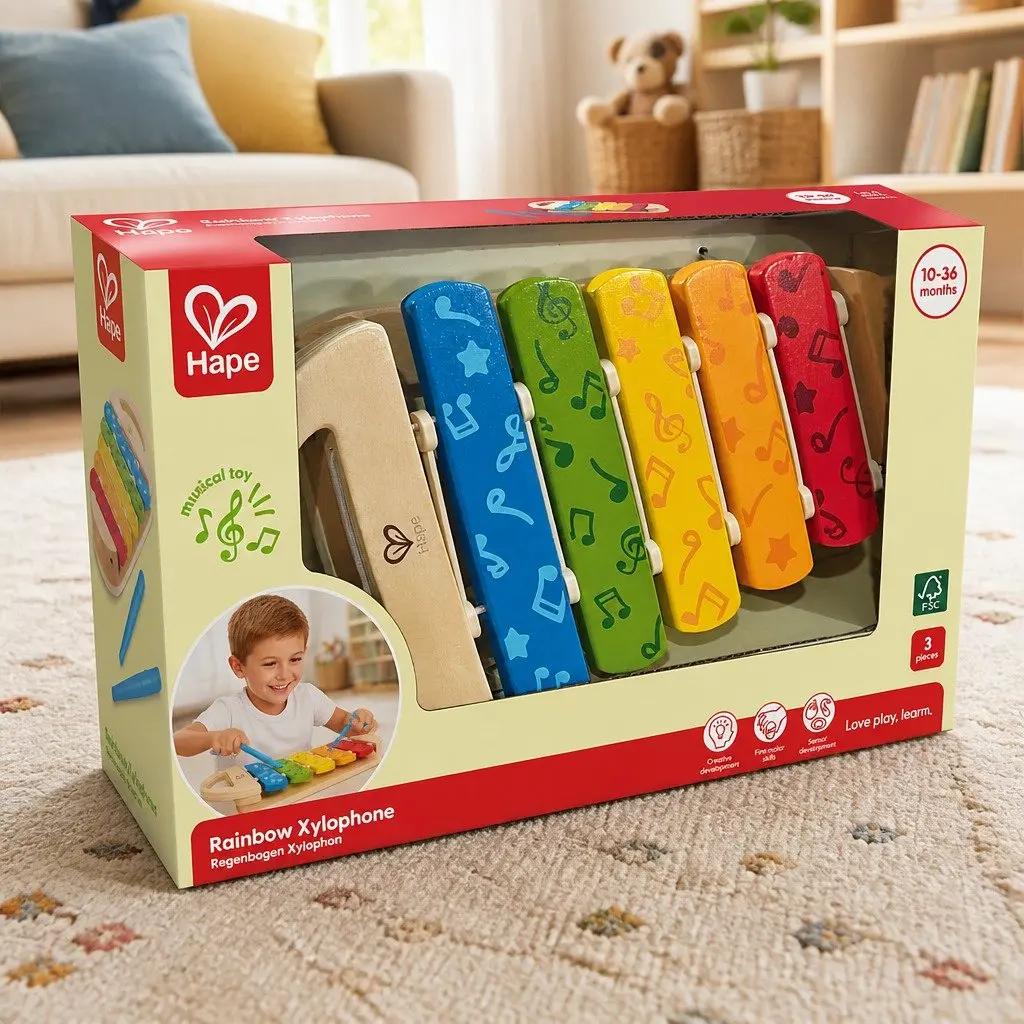 Rainbow Xylophone for Early Music Development