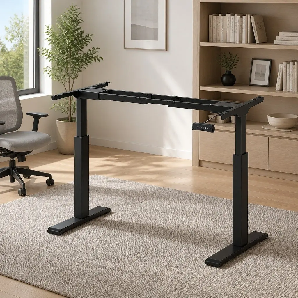 Dual Motor Height Adjustable Desk Frame for Office