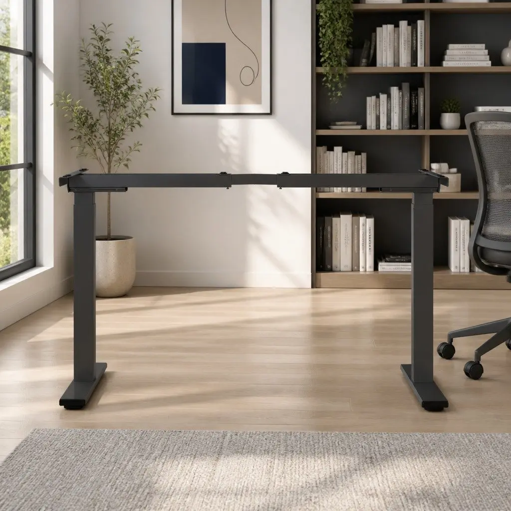 Dual Motor Height Adjustable Desk Frame for Office