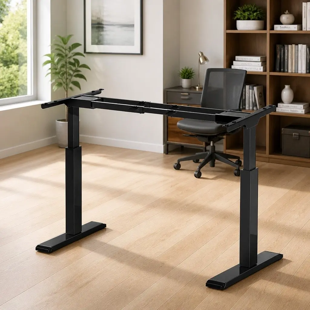 Dual Motor Height Adjustable Desk Frame for Office